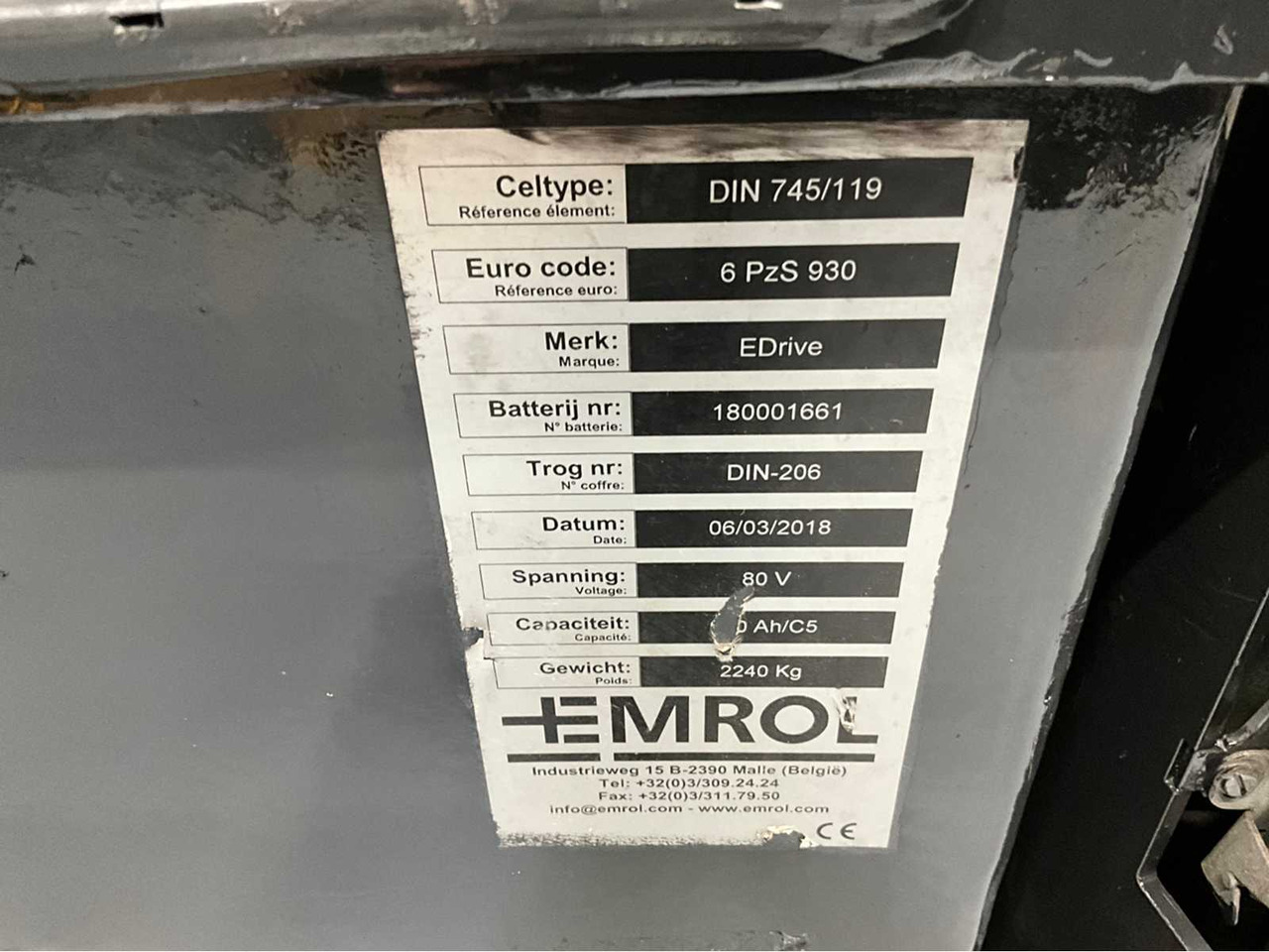 Carretilla elevadora STILL R60-50 FORKLIFT 5000KG WITH FORK POSITIONER - BATTERY 2018 - FORKS 2400MM: foto 14 Carretilla elevadora STILL R60-50 FORKLIFT 5000KG WITH FORK POSITIONER - BATTERY 2018 - FORKS 2400MM: foto 14