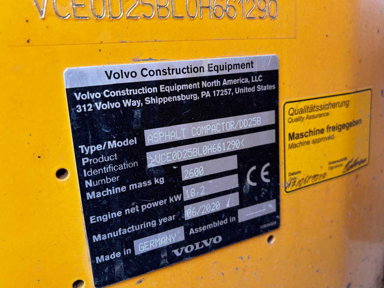 Apisonadora de asfalto Volvo DD25B: foto 15