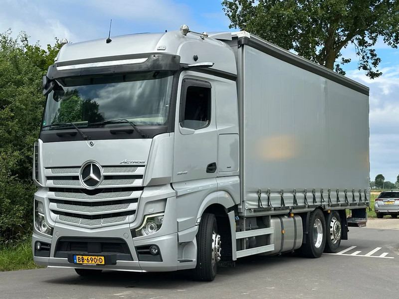 Mercedes-Benz Actros ACTROS 2545LL EURO6. 2021. Schuifzeil Bakwagen met Laadklep. - Camión lona: foto 1 Mercedes-Benz Actros ACTROS 2545LL EURO6. 2021. Schuifzeil Bakwagen met Laadklep. - Camión lona: foto 1