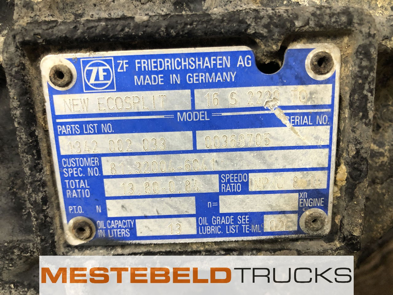MAN Versnellingsbak 16 S 2221 TO HVA+ NA - Caja de cambios y piezas para Camión: foto 5 MAN Versnellingsbak 16 S 2221 TO HVA+ NA - Caja de cambios y piezas para Camión: foto 5
