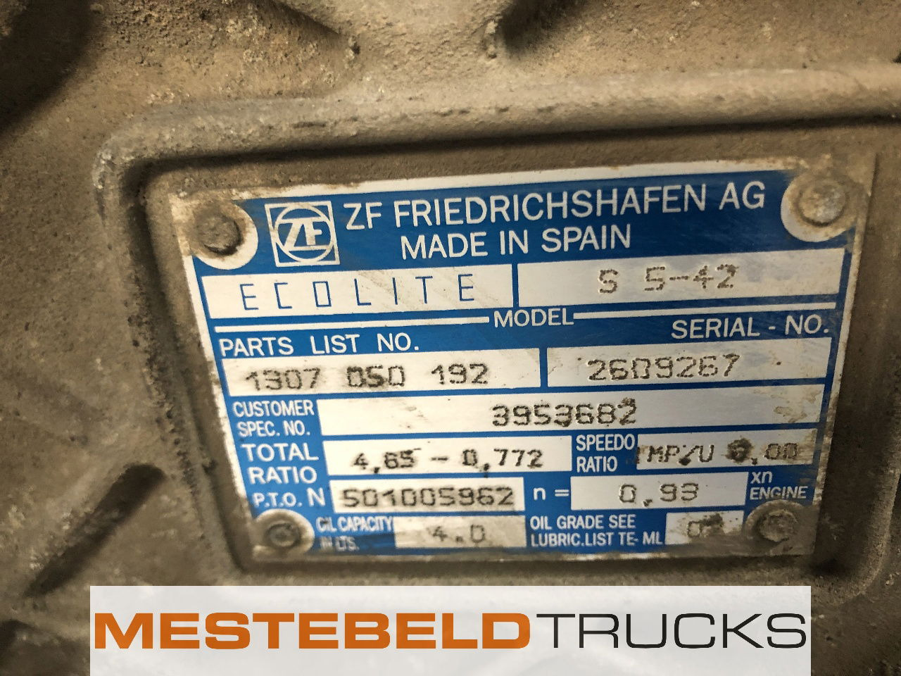 Volvo Versnellingsbak S5-42 FLC - Caja de cambios y piezas para Camión: foto 5 Volvo Versnellingsbak S5-42 FLC - Caja de cambios y piezas para Camión: foto 5