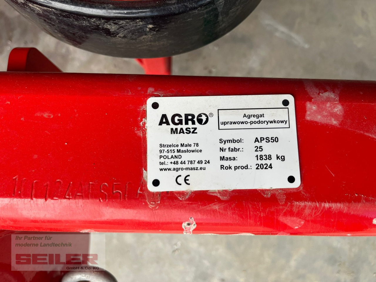 Agro-Masz APS 50 H - Cultivador: foto 5 Agro-Masz APS 50 H - Cultivador: foto 5
