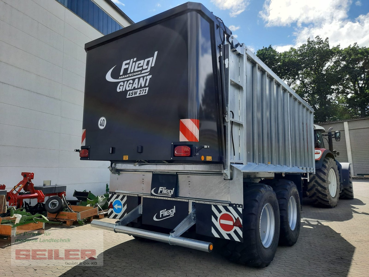 Fliegl ASW 271 C FOX Lenkachse 26,5" 35m³ - Remolque autocargador: foto 5 Fliegl ASW 271 C FOX Lenkachse 26,5" 35m³ - Remolque autocargador: foto 5