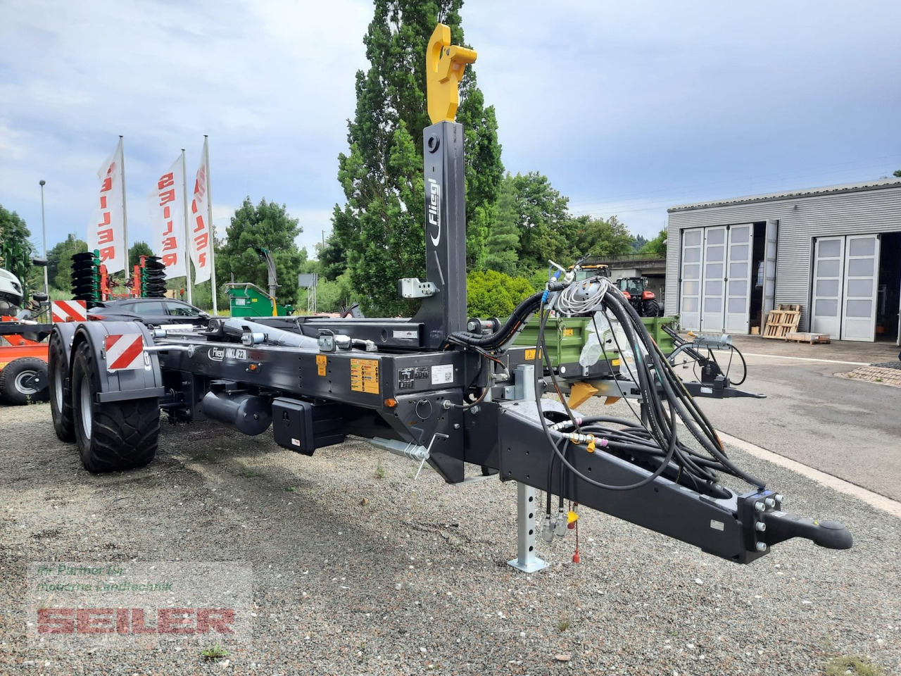 Fliegl HKL 22 Jumbo Abrollkipper - Remolque multilift/ Portacontenedores de cadenas: foto 2 Fliegl HKL 22 Jumbo Abrollkipper - Remolque multilift/ Portacontenedores de cadenas: foto 2