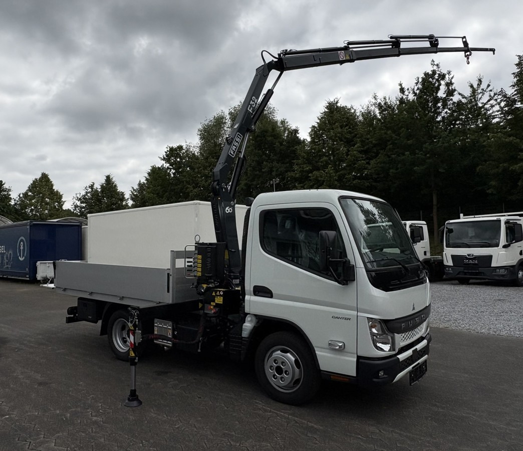 FUSO 3S15 Alu Pritsche 2.80m Ladekran Funk! sofort ve - Camión grúa, Camión caja abierta: foto 3 FUSO 3S15 Alu Pritsche 2.80m Ladekran Funk! sofort ve - Camión grúa, Camión caja abierta: foto 3
