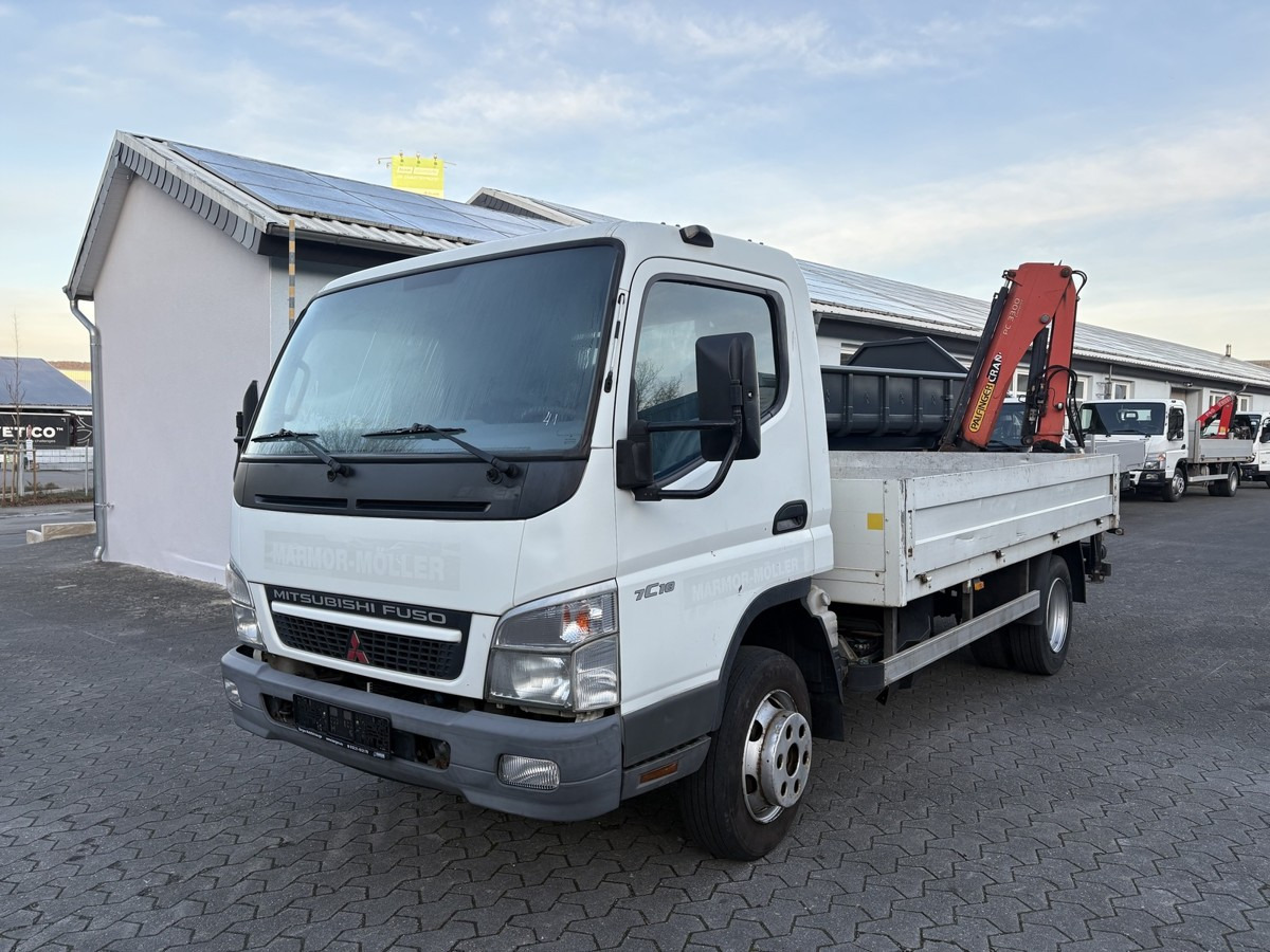 FUSO FUSO 7C18 Canter Pritsche 3.8m Kran 2x hydr. - Caja abierta furgoneta: foto 1 FUSO FUSO 7C18 Canter Pritsche 3.8m Kran 2x hydr. - Caja abierta furgoneta: foto 1