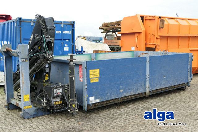 Contenedor de gancho Abrollcontainer, Kran Hiab 099 BS-2 Duo: foto 1