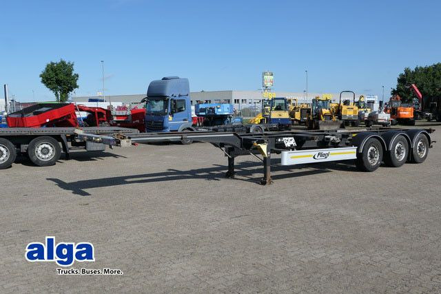 Fliegl SDS 380 SDS01, 20/30 & 40 Fuß Container, BPW - Semirremolque portacontenedore/ Intercambiable: foto 1 Fliegl SDS 380 SDS01, 20/30 & 40 Fuß Container, BPW - Semirremolque portacontenedore/ Intercambiable: foto 1