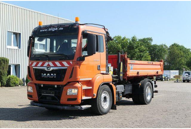 MAN 18.460 TGS/4x2/Meiller/Palfinger 8.501 SLD/AHK - Camión volquete: foto 3 MAN 18.460 TGS/4x2/Meiller/Palfinger 8.501 SLD/AHK - Camión volquete: foto 3