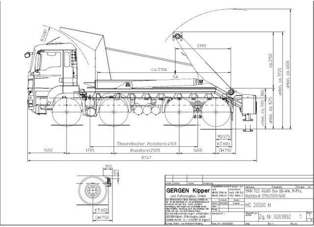 Leasing de MAN 41.480 TGS 8x4, gr. Federpaket, 37tkm, 4-Achser MAN 41.480 TGS 8x4, gr. Federpaket, 37tkm, 4-Achser: foto 16