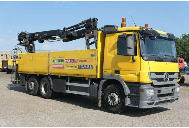 Mercedes-Benz 2536 Actros/MP3/HIAB 211DL/AHK/Klima - Camión caja abierta: foto 3 Mercedes-Benz 2536 Actros/MP3/HIAB 211DL/AHK/Klima - Camión caja abierta: foto 3