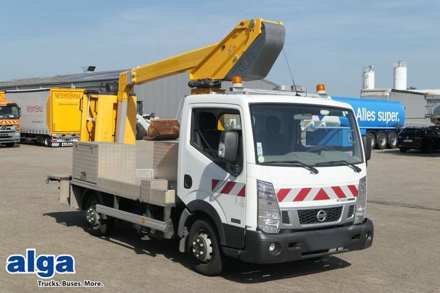 Nissan 32.12 4x2, 11m Arbeitshöhe, Klima,3. Sitz - Camión con plataforma elevadora: foto 1 Nissan 32.12 4x2, 11m Arbeitshöhe, Klima,3. Sitz - Camión con plataforma elevadora: foto 1