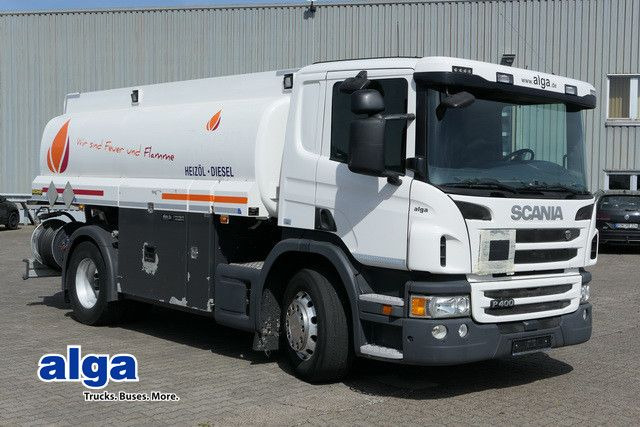 Scania P 400, 2 Kammern, 13m³, Oben- u. Untenbefüllung - Camión cisterna: foto 1 Scania P 400, 2 Kammern, 13m³, Oben- u. Untenbefüllung - Camión cisterna: foto 1