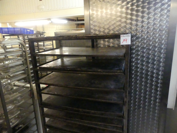 Chariot de four avec platine 60x40 cm (4 bords) - Maquinaria de panadería: foto 3 Chariot de four avec platine 60x40 cm (4 bords) - Maquinaria de panadería: foto 3