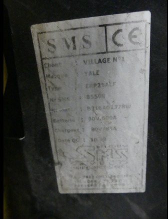 Chariot élévateur Yale ERP25ALFV2145 - Carretilla elevadora: foto 5 Chariot élévateur Yale ERP25ALFV2145 - Carretilla elevadora: foto 5