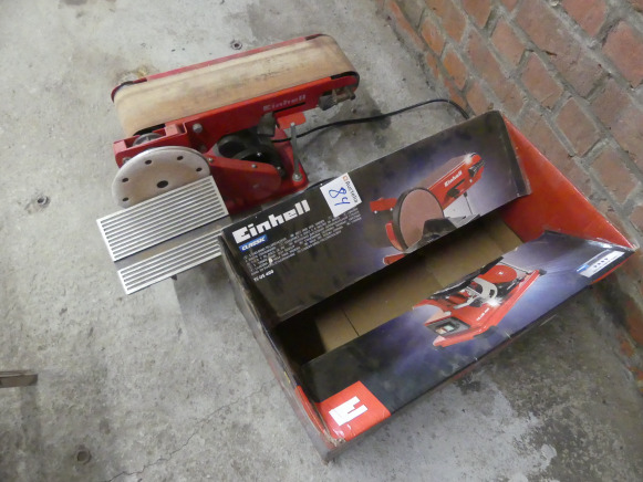 Ponceuse à bande Einhell TC-US400 - Máquina para metal: foto 1 Ponceuse à bande Einhell TC-US400 - Máquina para metal: foto 1