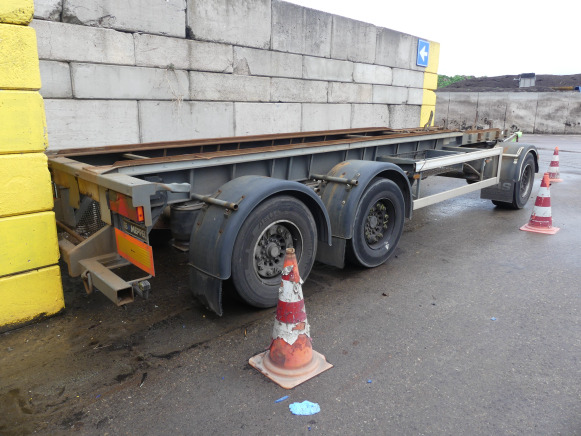 REF:WS-RS-95 - Remorque porte container GS Meppel AIC-2700N - Remolque portacontenedore/ Intercambiable: foto 3 REF:WS-RS-95 - Remorque porte container GS Meppel AIC-2700N - Remolque portacontenedore/ Intercambiable: foto 3