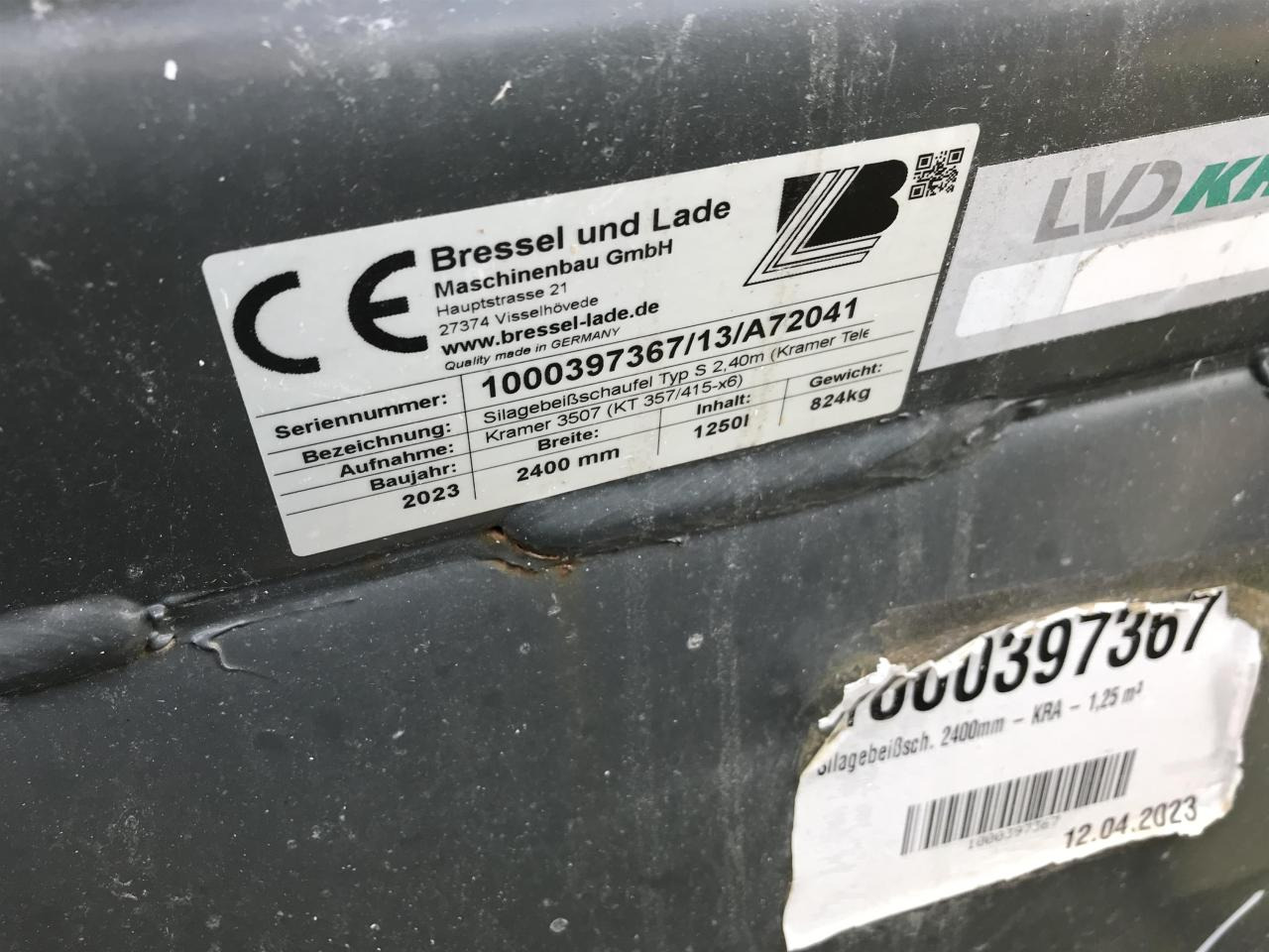 Bressel KRAS-1,25 - 2,40 m - Cazo: foto 5 Bressel KRAS-1,25 - 2,40 m - Cazo: foto 5