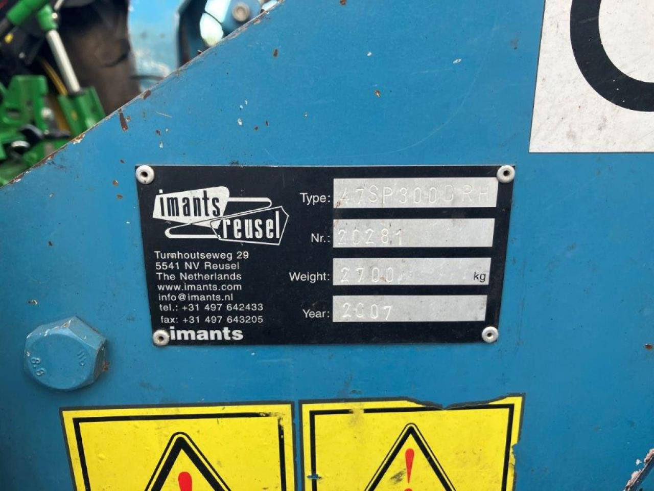 Imants 47 SP 300 DRH - Equipo para trabajo del suelo: foto 3 Imants 47 SP 300 DRH - Equipo para trabajo del suelo: foto 3