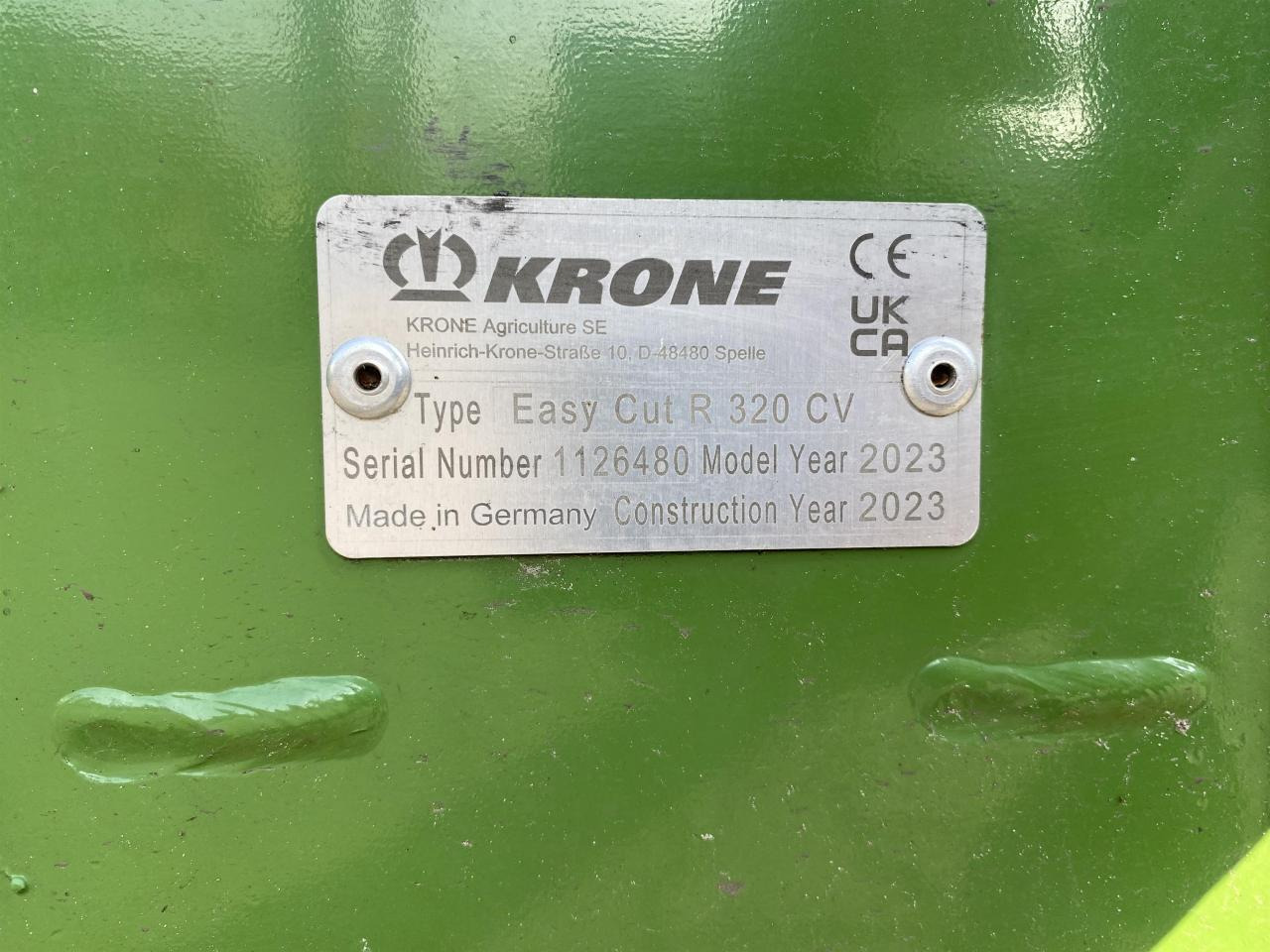 Krone EC R 320 CV - Segadora: foto 5 Krone EC R 320 CV - Segadora: foto 5