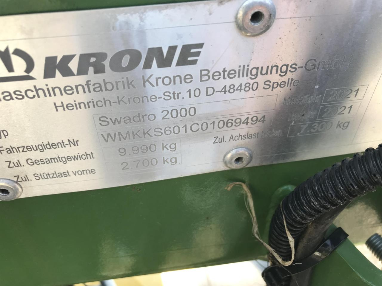 Henificadora Krone Swadro 2000: foto 9