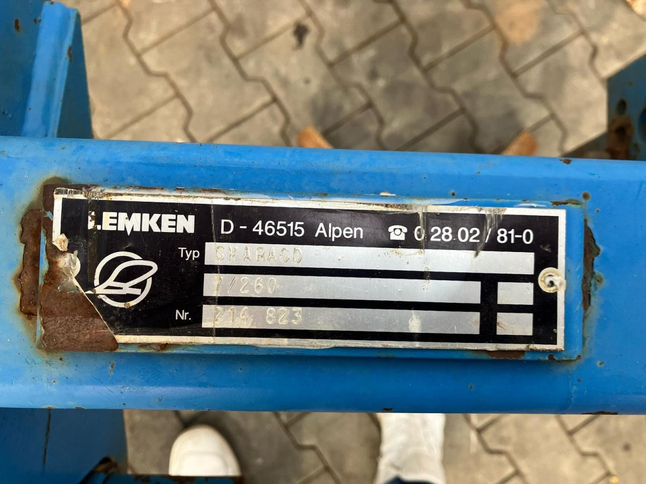Lemken Smaragd 7-260 - Cultivador: foto 5 Lemken Smaragd 7-260 - Cultivador: foto 5