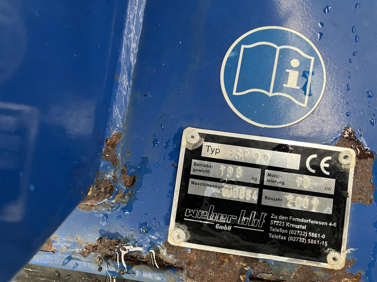 Weber BBF BSF 13 - Motoazada: foto 5 Weber BBF BSF 13 - Motoazada: foto 5