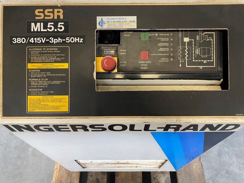 Ingersoll Rand SSR ML 5.5 SSR ML5.5 6 kW 800 L / min 7.5 Bar Elektrische Schroefcompressor - Compresor de aire: foto 5 Ingersoll Rand SSR ML 5.5 SSR ML5.5 6 kW 800 L / min 7.5 Bar Elektrische Schroefcompressor - Compresor de aire: foto 5