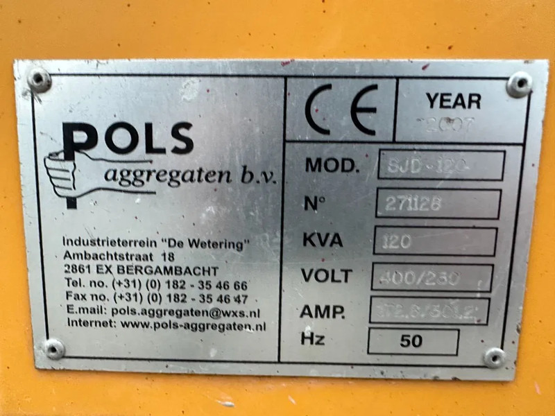 John Deere 6068 TF 258 Mecc Alte Spa 130 kVA Silent generatorset - Generador industriale: foto 3 John Deere 6068 TF 258 Mecc Alte Spa 130 kVA Silent generatorset - Generador industriale: foto 3