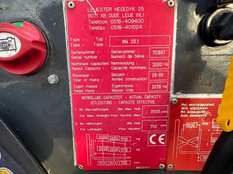 Moffett M4 20.1 Kubota Diesel Kooiaap 2 ton Sideshift Positioner Meeneemheftruck - Carretilla elevadora transportable: foto 5 Moffett M4 20.1 Kubota Diesel Kooiaap 2 ton Sideshift Positioner Meeneemheftruck - Carretilla elevadora transportable: foto 5