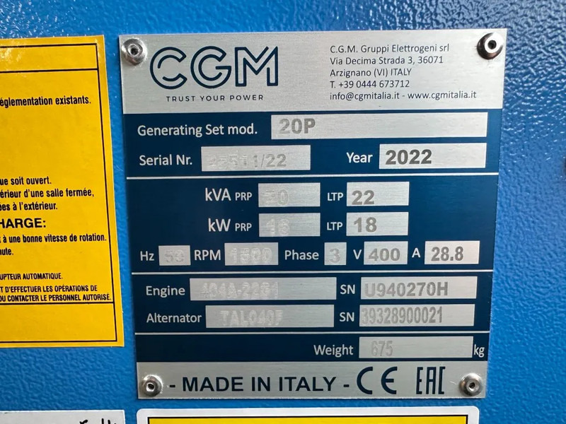 Perkins Leroy Somer 22 kVA Silent noodstroom systeem generatorset NSA ATS New ! - Generador industriale: foto 3 Perkins Leroy Somer 22 kVA Silent noodstroom systeem generatorset NSA ATS New ! - Generador industriale: foto 3