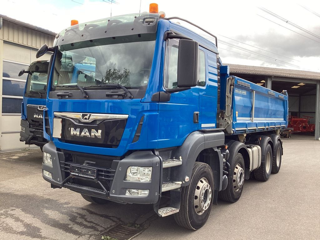 MAN TGS 35.470 8x4 Meiller 3-Seiten Stahlkipper - Camión volquete: foto 1 MAN TGS 35.470 8x4 Meiller 3-Seiten Stahlkipper - Camión volquete: foto 1