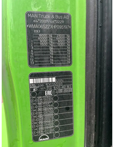 Cabeza tractora MAN TGS 18.420 EURO 6: foto 14 Cabeza tractora MAN TGS 18.420 EURO 6: foto 14