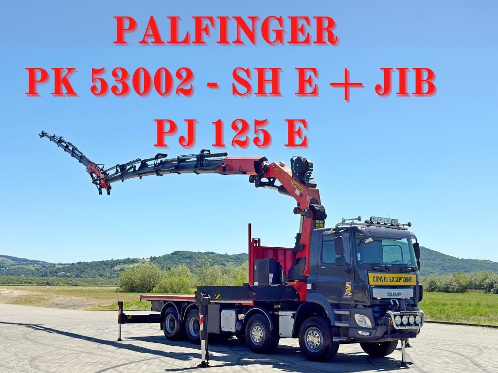 DAF CF 410 * PK 53002 - SH E/JIB PJ 125 E + FUNK*8x4 - Camión grúa: foto 1 DAF CF 410 * PK 53002 - SH E/JIB PJ 125 E + FUNK*8x4 - Camión grúa: foto 1
