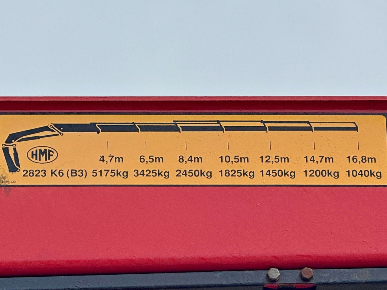 Leasing de  DAF CF 85.380 * HMF 2823 K6 (B3) + FUNK * 8x4 * TOP DAF CF 85.380 * HMF 2823 K6 (B3) + FUNK * 8x4 * TOP: foto 8