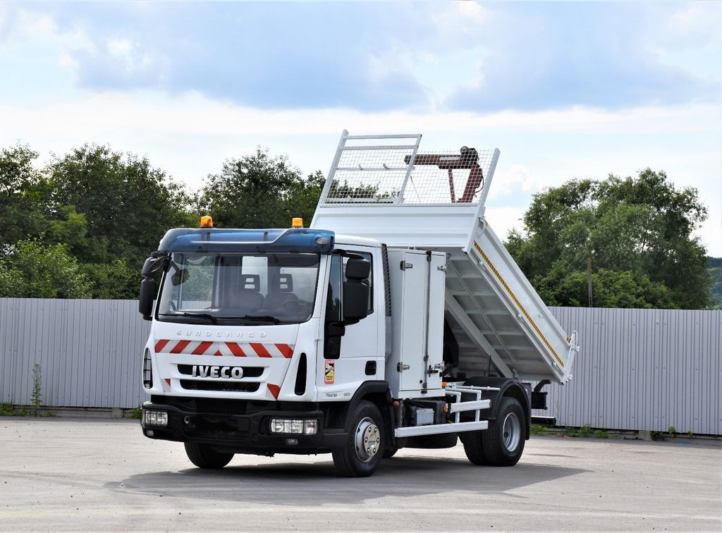 Iveco EUROCARGO 75E16* KIPPER 3,10m* KRAN - Camión volquete: foto 1 Iveco EUROCARGO 75E16* KIPPER 3,10m* KRAN - Camión volquete: foto 1