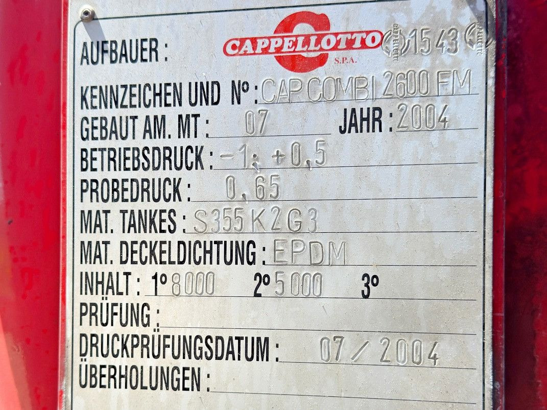 Limpieza de alcantarillado MAN TGA 26.360 * Saug und Spülwagen/CAPPELLOTTO+FUNK: foto 12