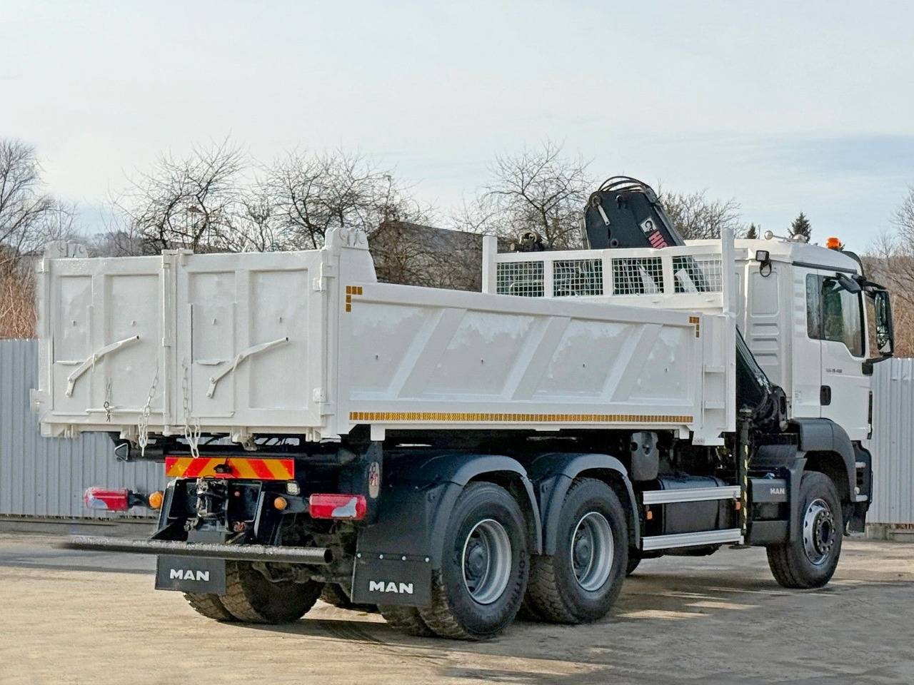Camión volquete, Camión grúa MAN TGS 26.400 * HIAB 144 B - 3 HIDUO + FUNK * 6x4: foto 8