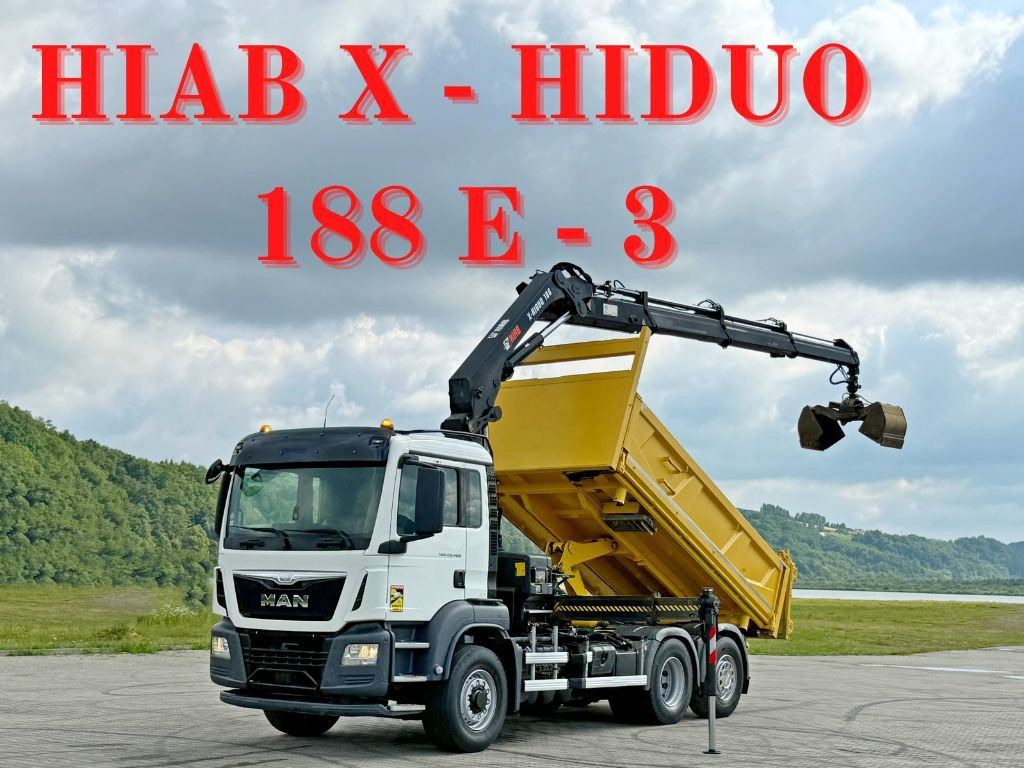 MAN TGS 26.400 * HIAB X-HIDUO 188 E-3 + FUNK * 6x4 - Camión grúa: foto 1 MAN TGS 26.400 * HIAB X-HIDUO 188 E-3 + FUNK * 6x4 - Camión grúa: foto 1