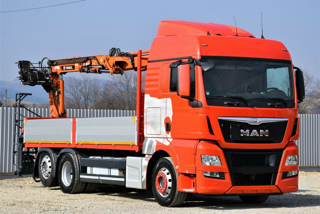MAN TGX 26.440 Pritsche 6,60 m*TEREX 135.2-A11 - Camión grúa: foto 3 MAN TGX 26.440 Pritsche 6,60 m*TEREX 135.2-A11 - Camión grúa: foto 3