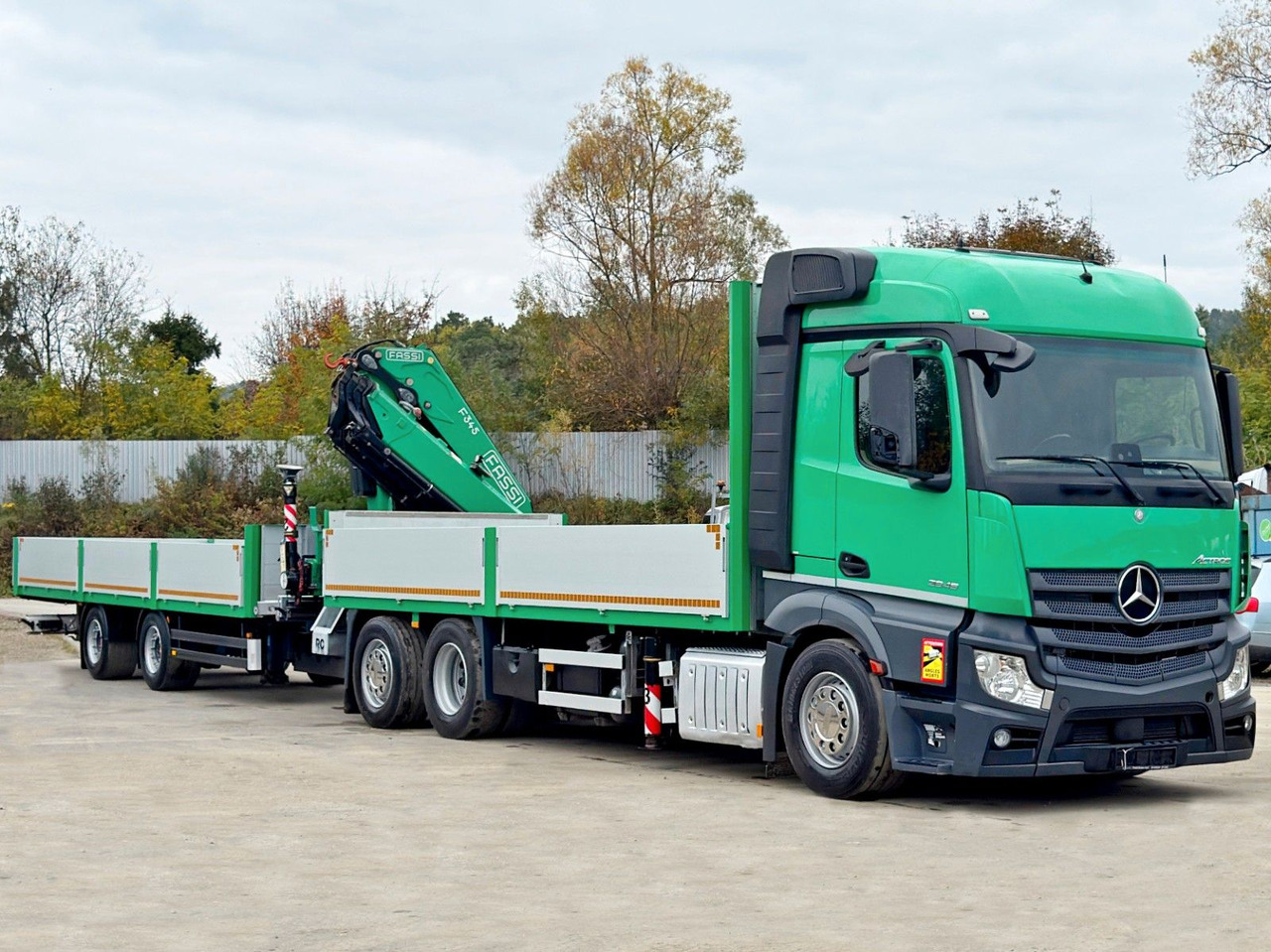 Mercedes-Benz ACTROS 2645* FASSI F345 RA 2.4/FUNK+Anhänger - Camión grúa: foto 4 Mercedes-Benz ACTROS 2645* FASSI F345 RA 2.4/FUNK+Anhänger - Camión grúa: foto 4