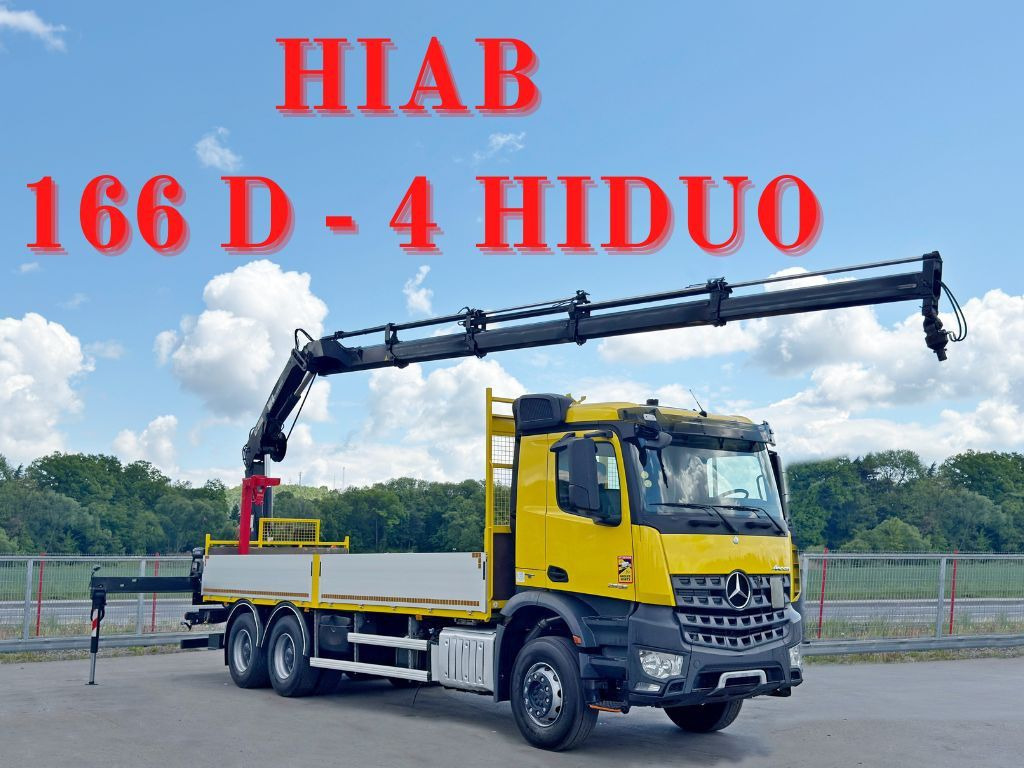 Mercedes-Benz AROCS 2636 *HIAB 166 D-4 HIDUO + FUNK* 6x4 - Camión grúa: foto 1 Mercedes-Benz AROCS 2636 *HIAB 166 D-4 HIDUO + FUNK* 6x4 - Camión grúa: foto 1