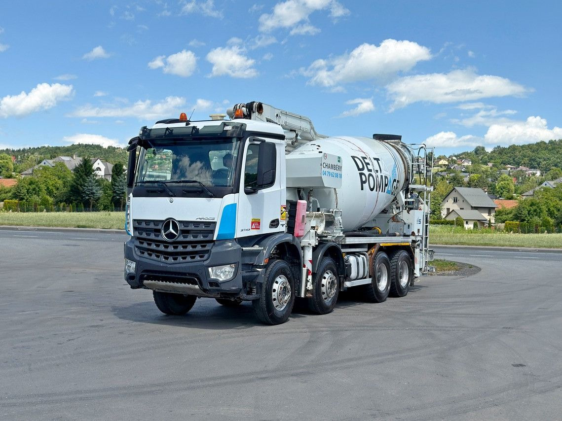 Mercedes-Benz AROCS 3743 * Betonpumpe + FUNK * 8x4 * TOP - Bomba de hormigón: foto 2 Mercedes-Benz AROCS 3743 * Betonpumpe + FUNK * 8x4 * TOP - Bomba de hormigón: foto 2