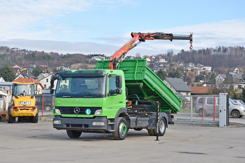 Mercedes-Benz ATEGO 1224 Kipper 4,00m* KRAN * TOPZUSTAND - Camión grúa, Camión volquete: foto 2 Mercedes-Benz ATEGO 1224 Kipper 4,00m* KRAN * TOPZUSTAND - Camión grúa, Camión volquete: foto 2