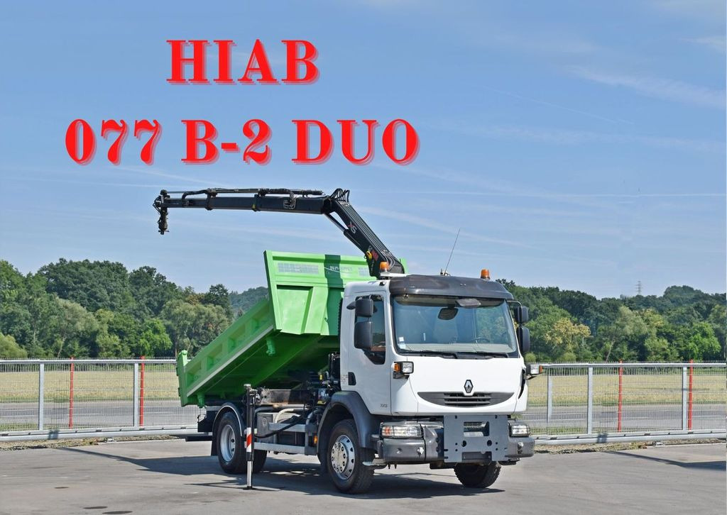 Renault MIDLUM 220 DXI *KIPPER 3,80m *HIAB 077 B-2 DUO Renault MIDLUM 220 DXI *KIPPER 3,80m *HIAB 077 B-2 DUO - Camión grúa, Camión volquete: foto 1 Renault MIDLUM 220 DXI *KIPPER 3,80m *HIAB 077 B-2 DUO Renault MIDLUM 220 DXI *KIPPER 3,80m *HIAB 077 B-2 DUO - Camión grúa, Camión volquete: foto 1