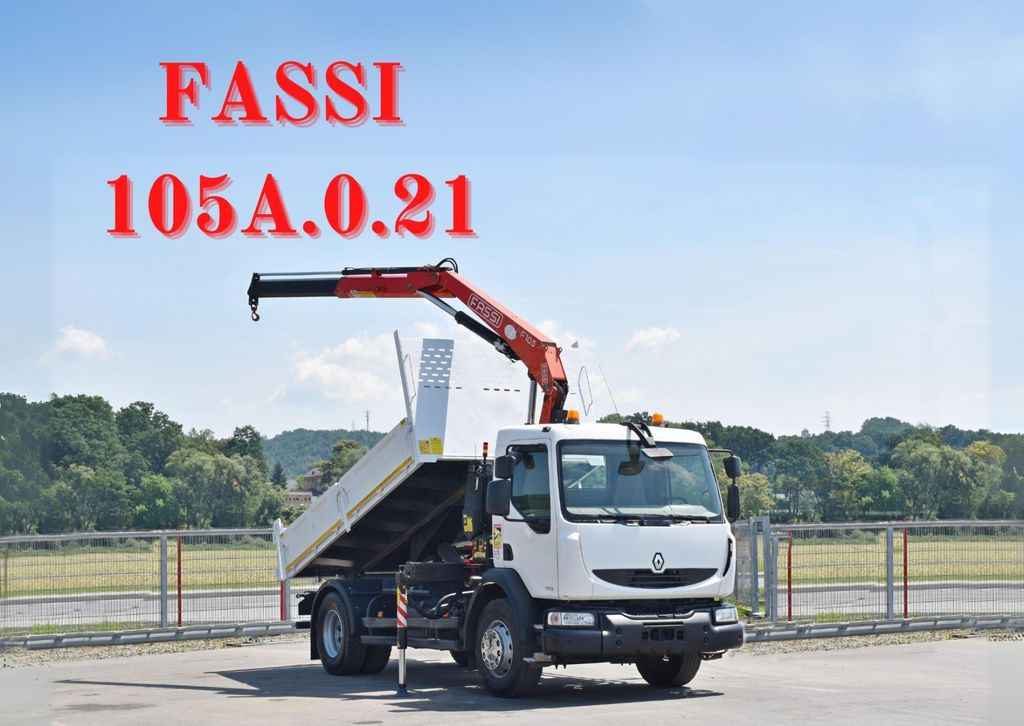 Renault MIDLUM 300 DXI * FASSI F105A.0.21 + PILOT* TOP Renault MIDLUM 300 DXI * FASSI F105A.0.21 + PILOT* TOP - Camión grúa, Camión volquete: foto 1 Renault MIDLUM 300 DXI * FASSI F105A.0.21 + PILOT* TOP Renault MIDLUM 300 DXI * FASSI F105A.0.21 + PILOT* TOP - Camión grúa, Camión volquete: foto 1