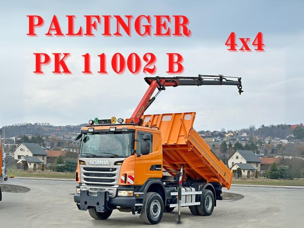 Scania G360 Kipper 4,10m *PK 11002 B + FUNK *4x4 - Camión grúa, Camión volquete: foto 1 Scania G360 Kipper 4,10m *PK 11002 B + FUNK *4x4 - Camión grúa, Camión volquete: foto 1