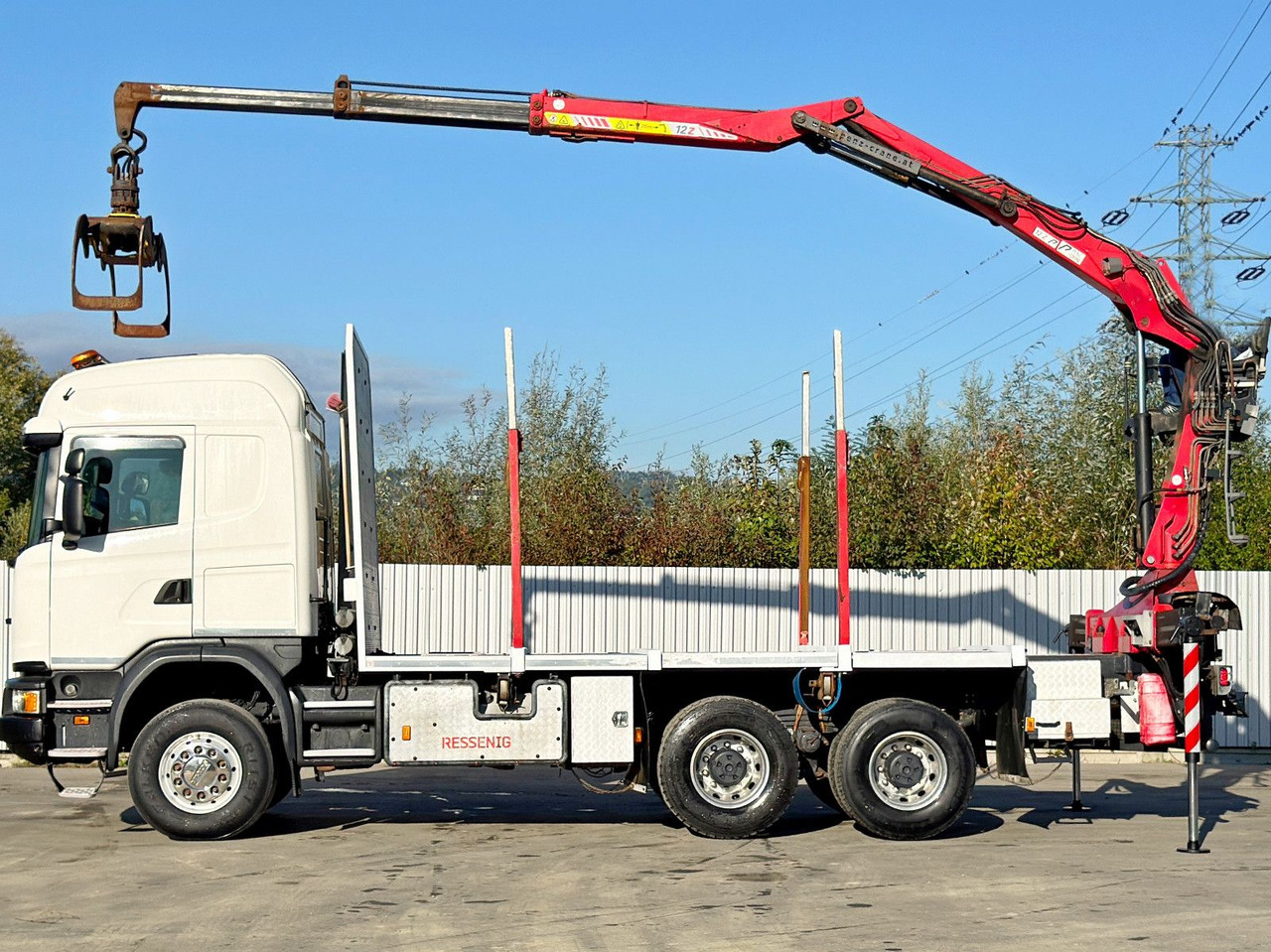 Scania G490* HOLZTRANSPORTER * PENZ 12Z8.70* 6x6 - Camión grúa: foto 5 Scania G490* HOLZTRANSPORTER * PENZ 12Z8.70* 6x6 - Camión grúa: foto 5