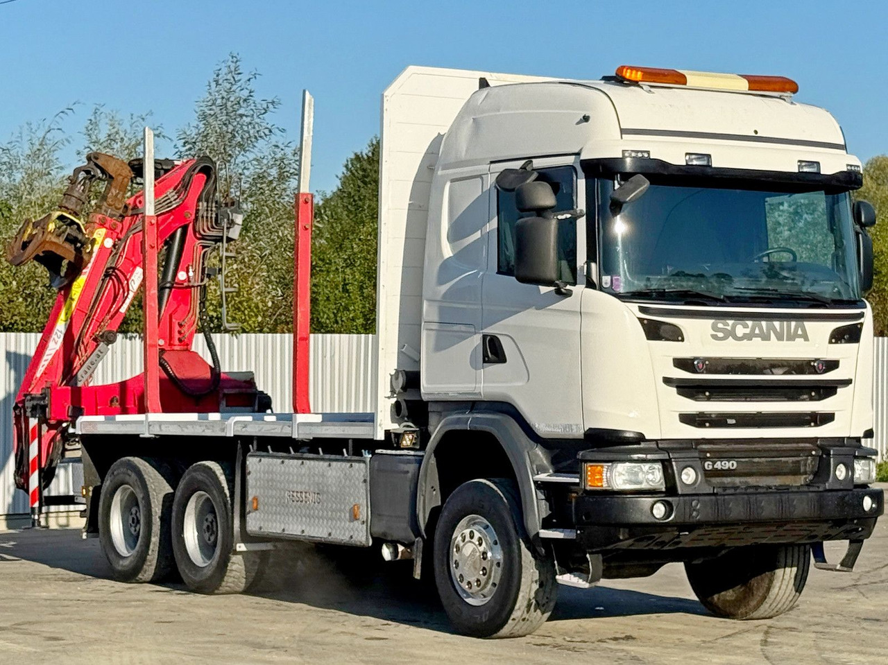Scania G490* HOLZTRANSPORTER * PENZ 12Z8.70* 6x6 - Camión grúa: foto 4 Scania G490* HOLZTRANSPORTER * PENZ 12Z8.70* 6x6 - Camión grúa: foto 4