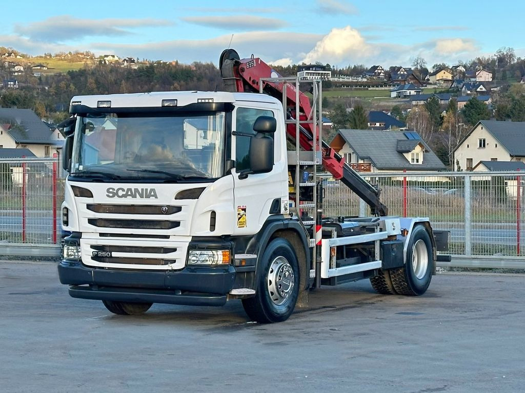 Scania P250* FAHRGESTEL 4,30* HMF 635 K2/FUNK* TOP - Camión grúa: foto 2 Scania P250* FAHRGESTEL 4,30* HMF 635 K2/FUNK* TOP - Camión grúa: foto 2